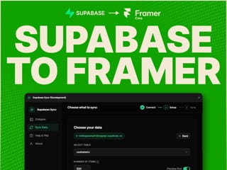 Supabase Sync — plugin · framer