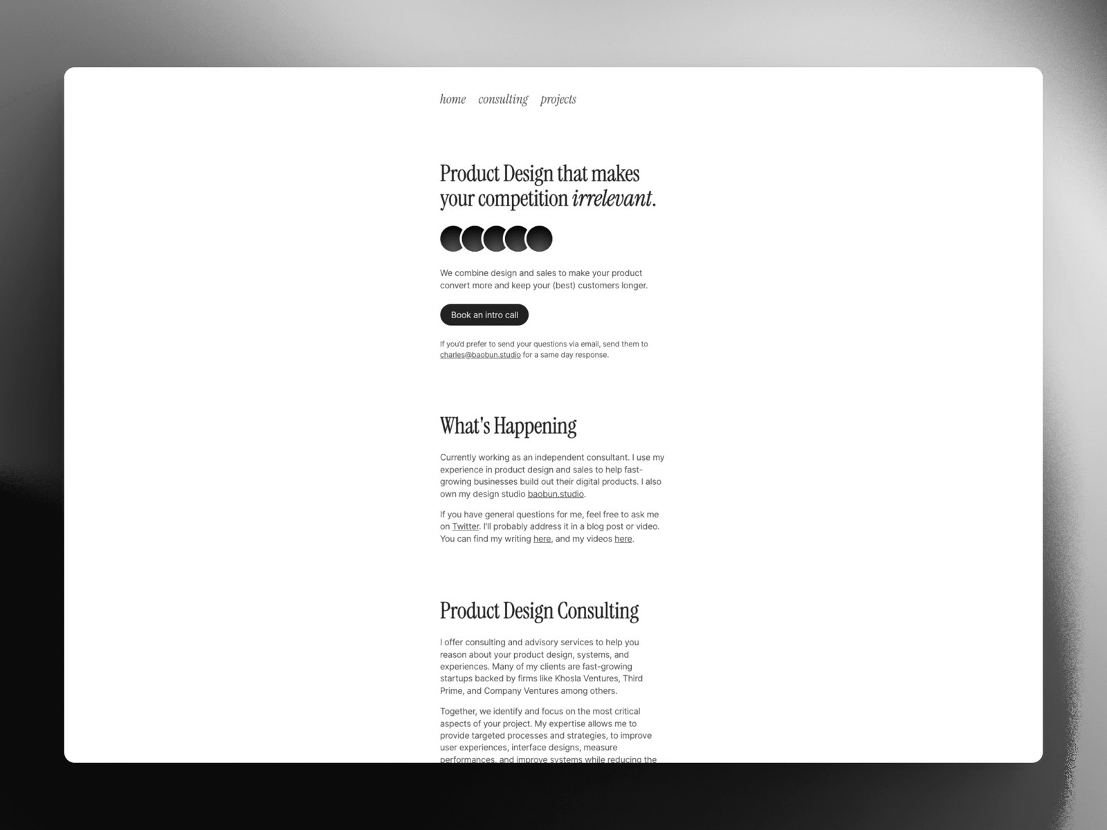 Simplistic supporting image 1