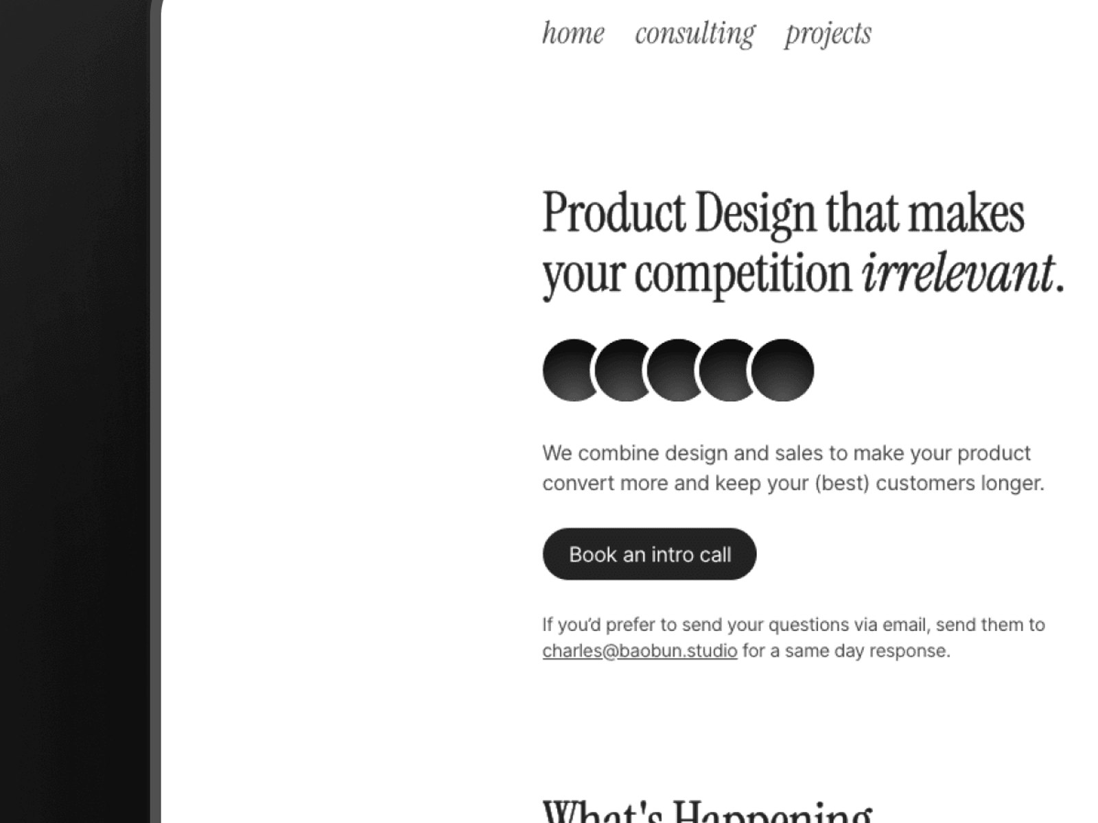 Simplistic preview