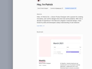 Purefolio — template · framer