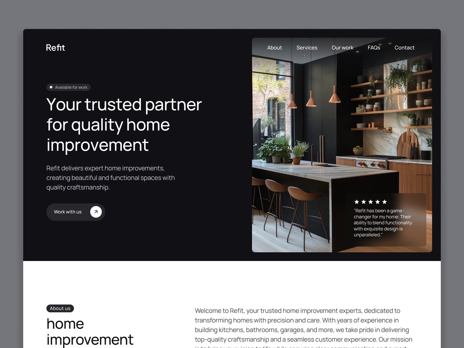 Refit preview
