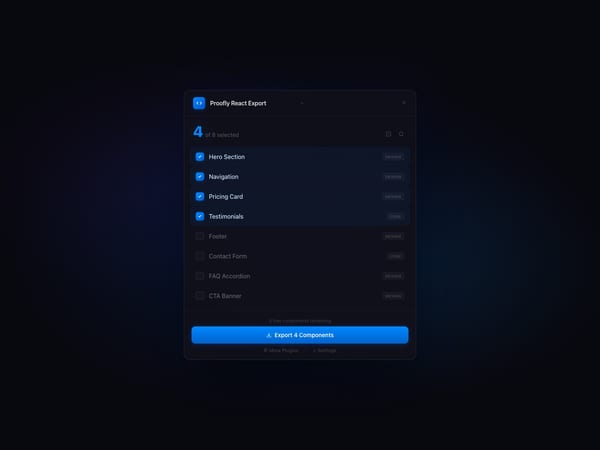 Proofly React Export Unlimited Exports icon