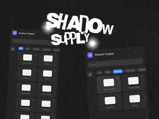 Shadow Supply — plugin · framer