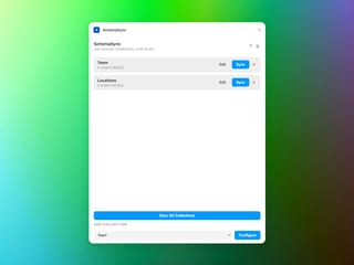 SchemaSync — plugin · framer