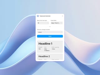 Typescale Generator — plugin · framer