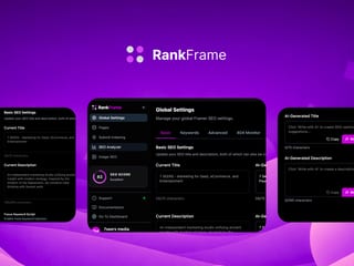 RankFrame — plugin · framer