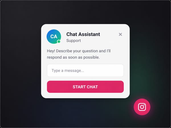 Message On Instagram icon