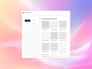Pattern Studio — plugin · framer