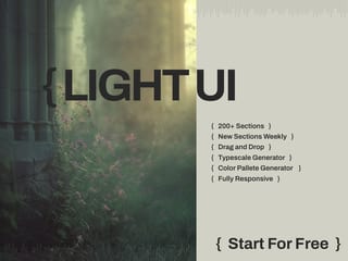 { Light UI } — plugin · framer