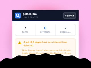 Internal Link Counter by getseo.pro — plugin · framer