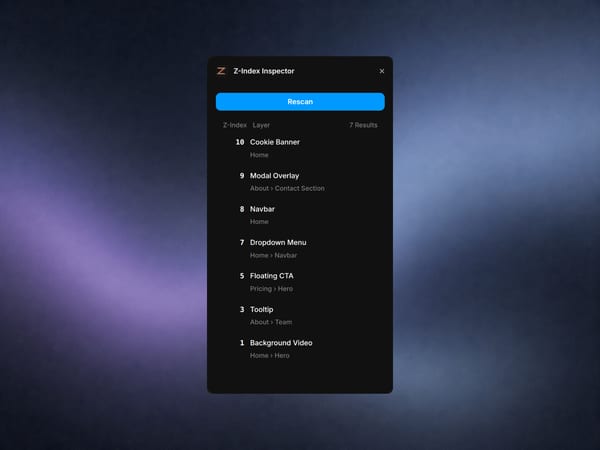 Z-Index Inspector icon