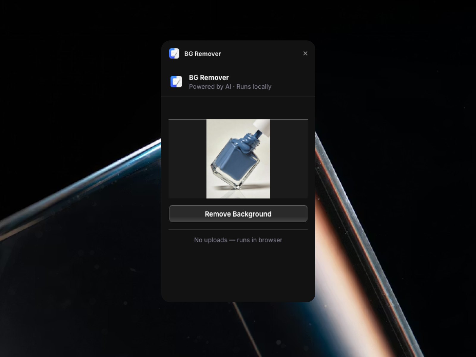 BG Remover — product preview