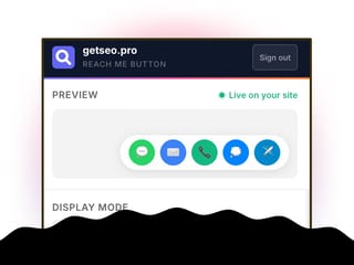 6-in-1 Contact Button by getseo.pro — plugin · framer